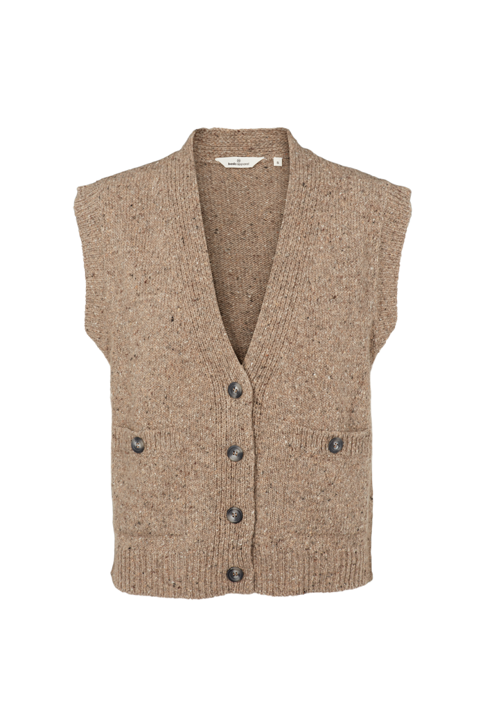 Basic Apparel Puzzle Vest Veste 715 Greige